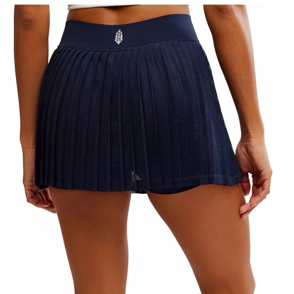 NWT Free People Movement Rally Ruffle Mini Skirt 💙 - Picture 4 of 10